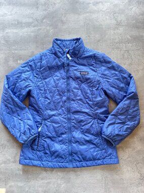 Patagonia Nano Puff Jacket Girls XL 14, Float Blue